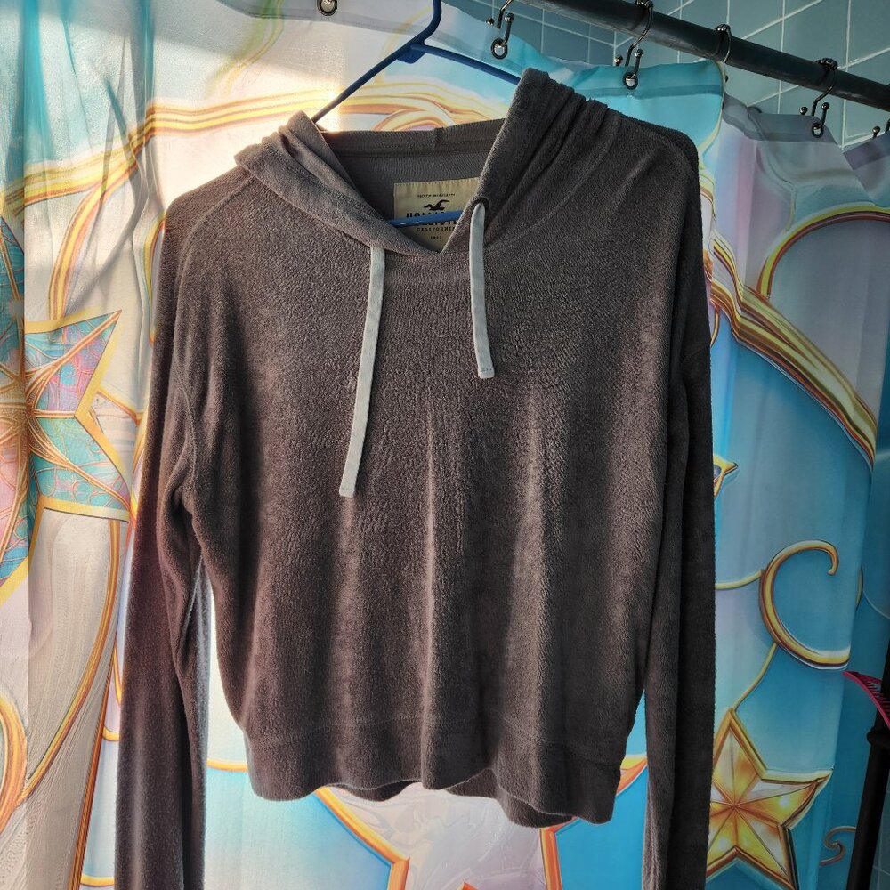 Hollister terry cloth hoodie